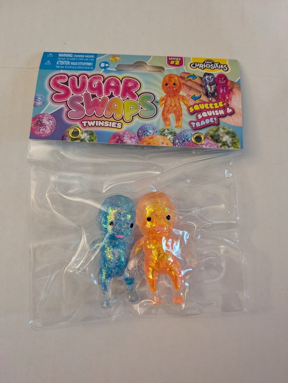 Sugar Swaps Twinsies Squish Blue & Orange Squeezables